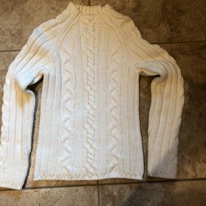 Cream cable knit  chunky sweater